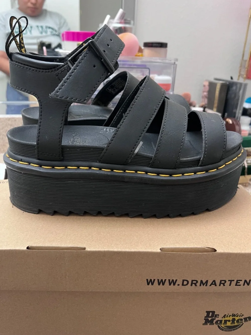 Doc Marten platform sandals